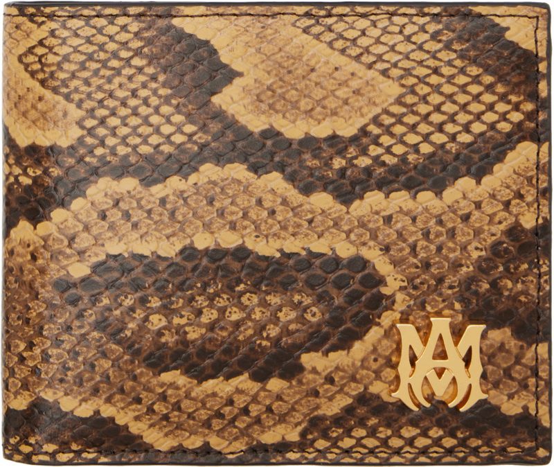 Brown Python EM[보스]ED Bifold Wallet 262886M164001