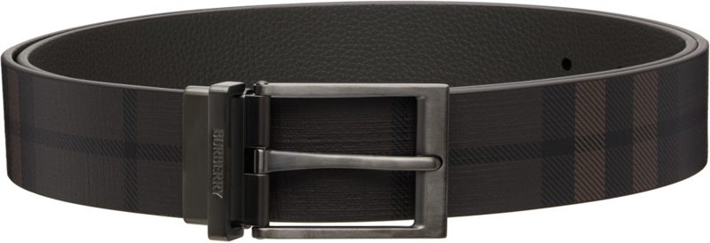 Brown Check Belt 262376M131004