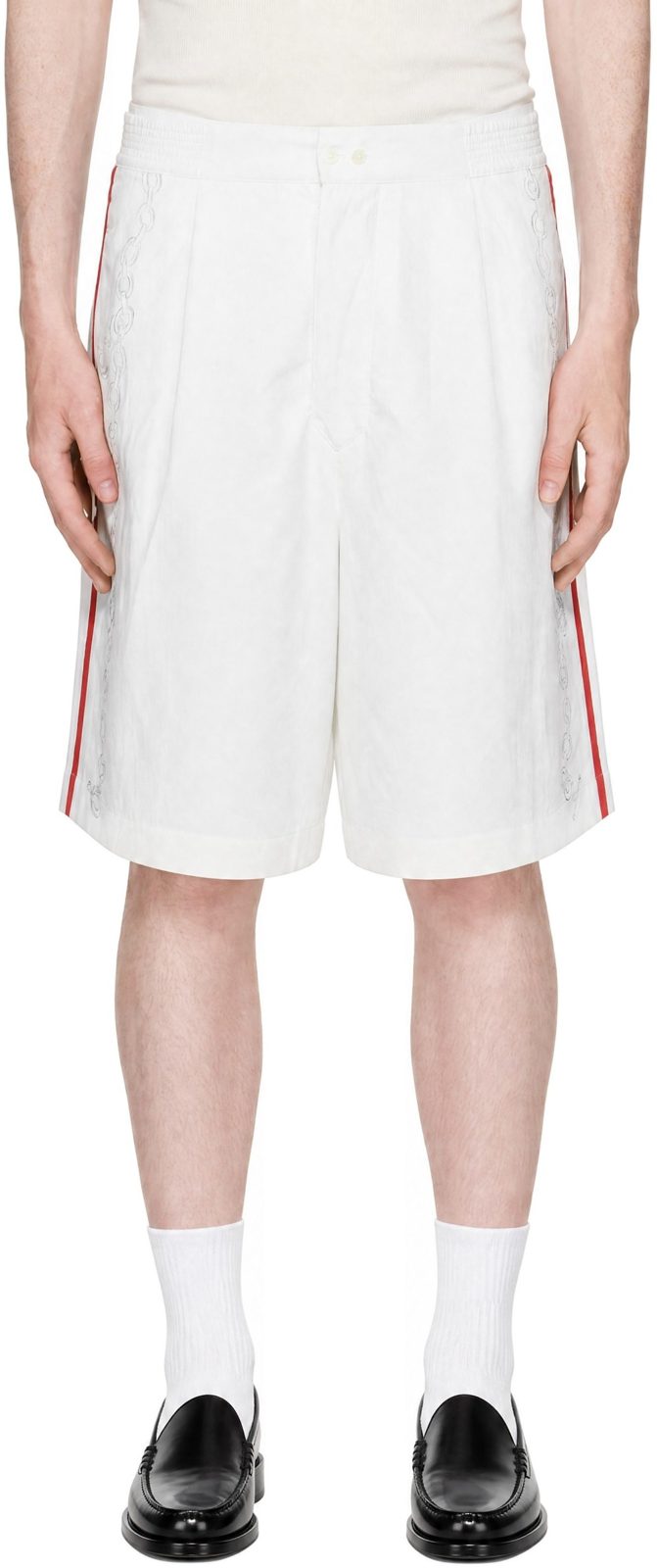 White Le Pyjama Shorts 262553M193003