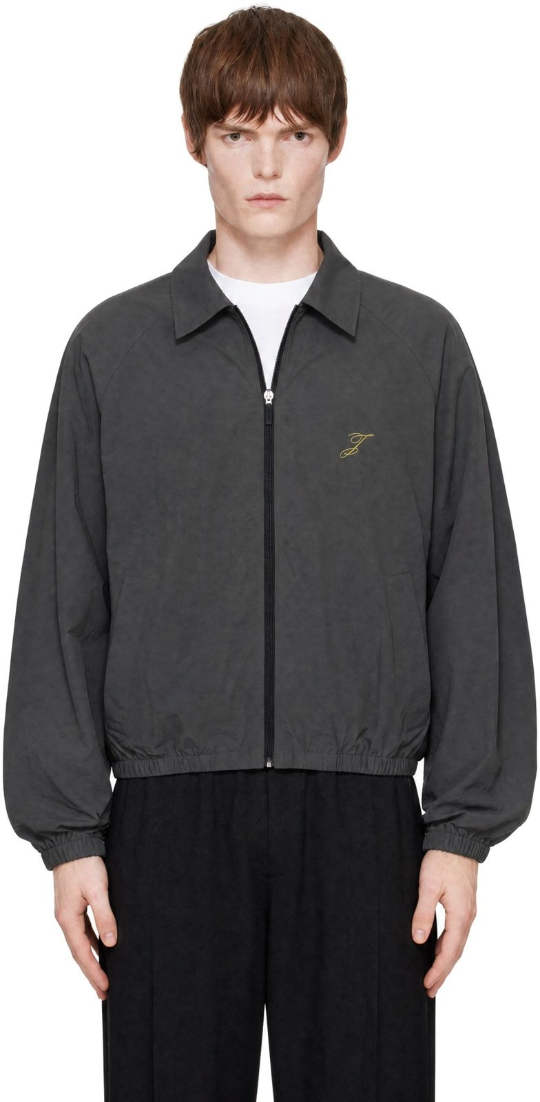 Gray The windbreaker Jacket 262553M180008