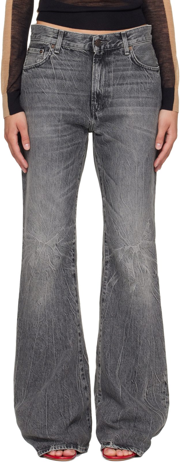 Gray 2025F Fitted Jeans 262129F069033