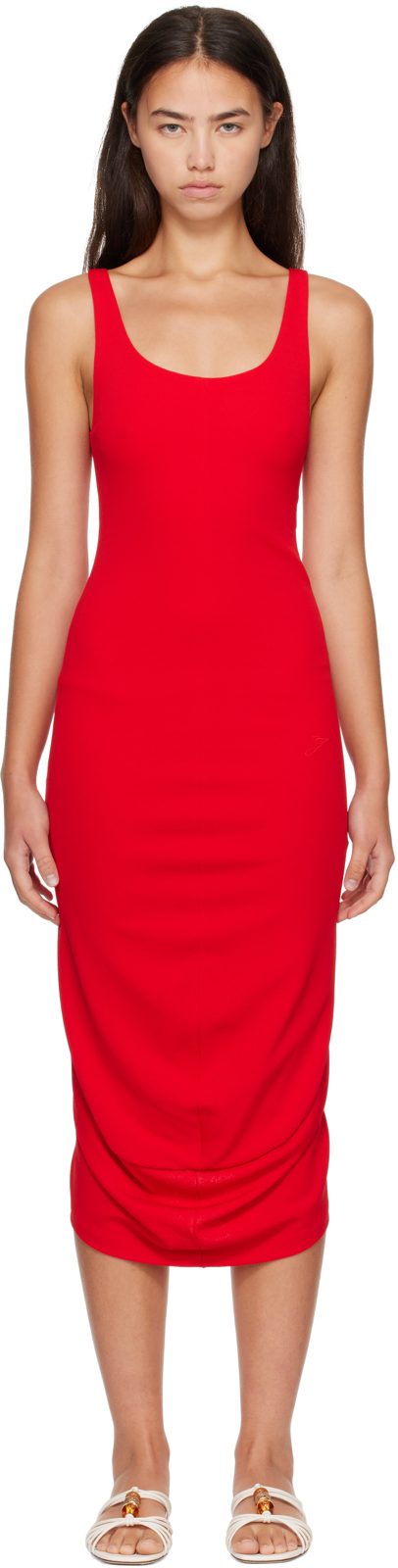 Red The Regata Midi Dress 262553F052003