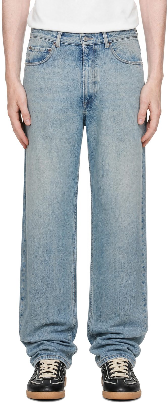 Blue 5 Pocket Jeans 262188M186007