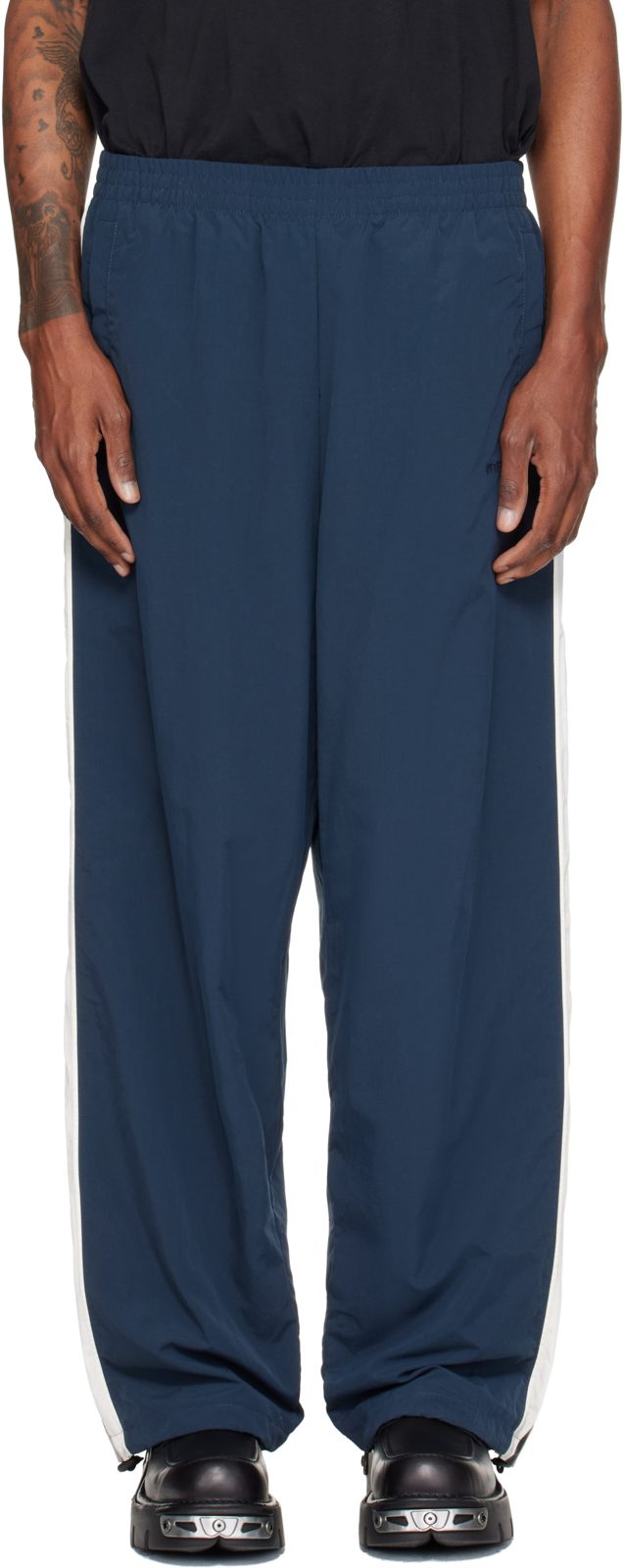 Navy Tape Track Pants 262669M190011