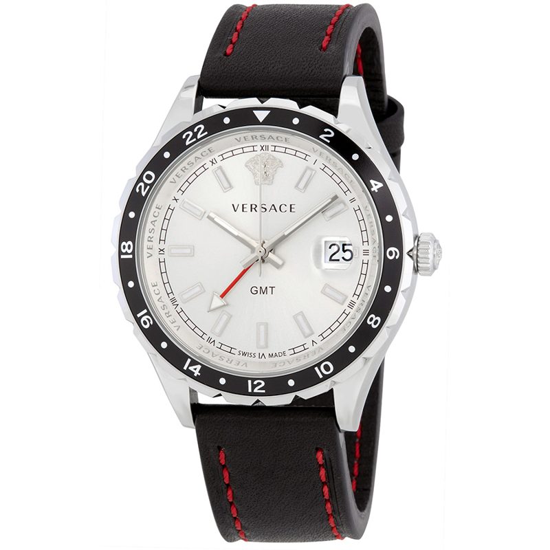 Hellenyium GMT Silver Dial Mens Watch V11070017