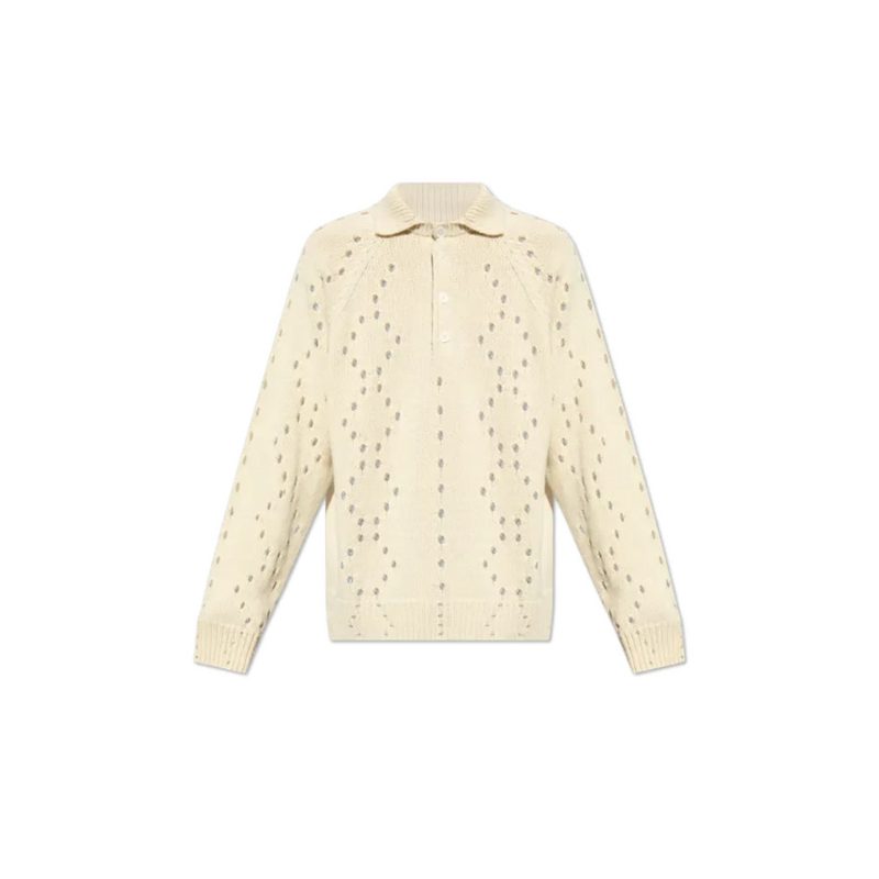 Big Polo Sweater White_White
