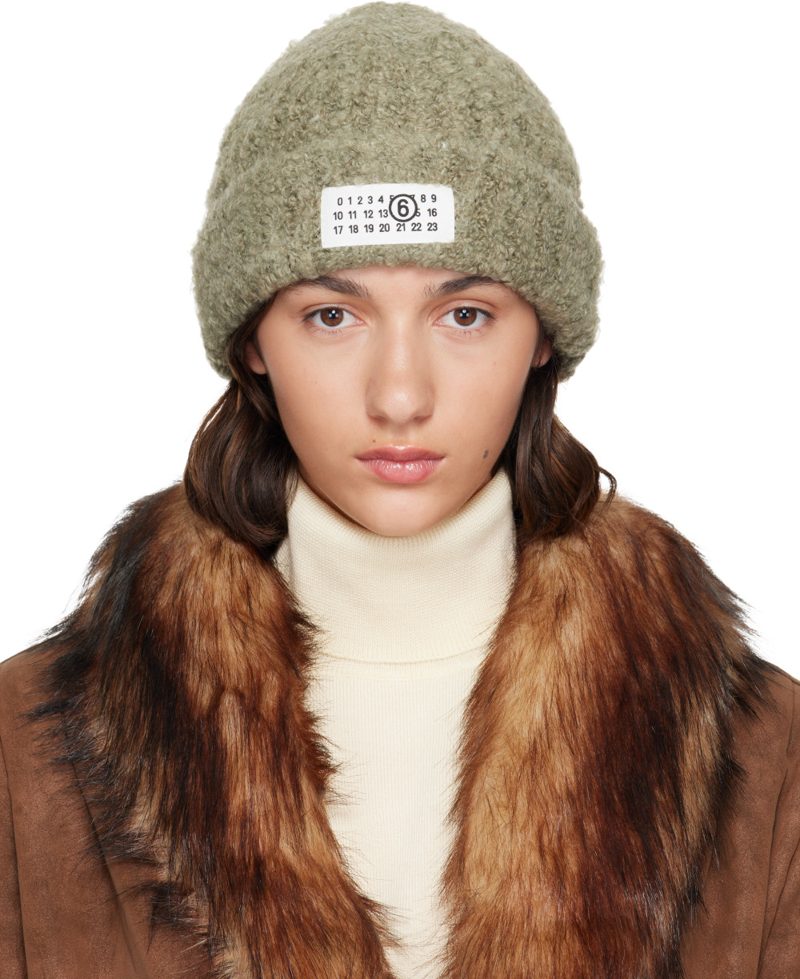 Green Logo Beanie 262188F014014