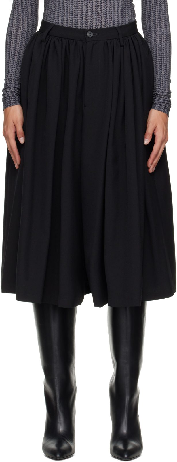 Black Light Wool Shorts 262188F088002