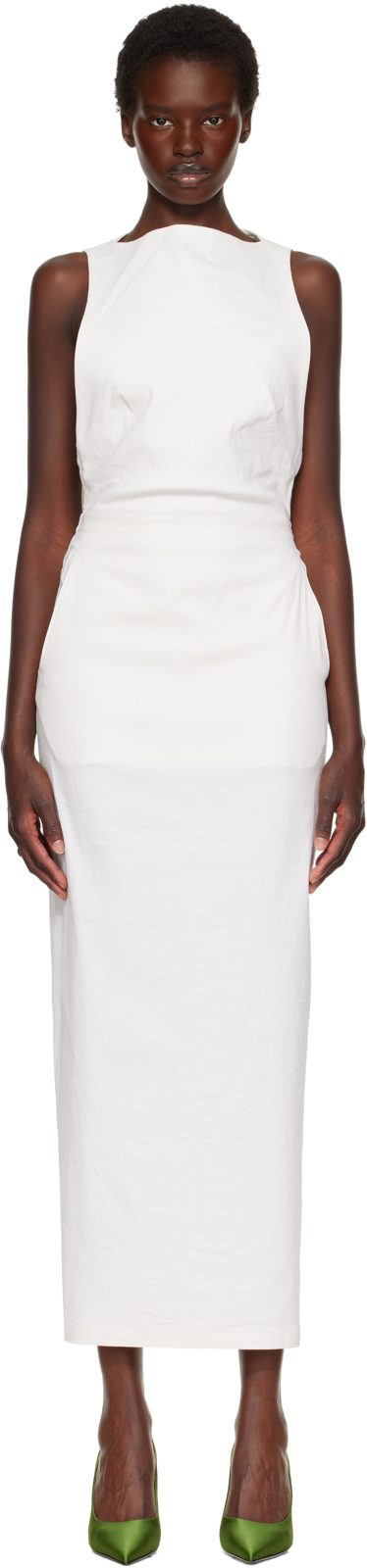오프화이트 Allow Maxi Dress 262809F055013