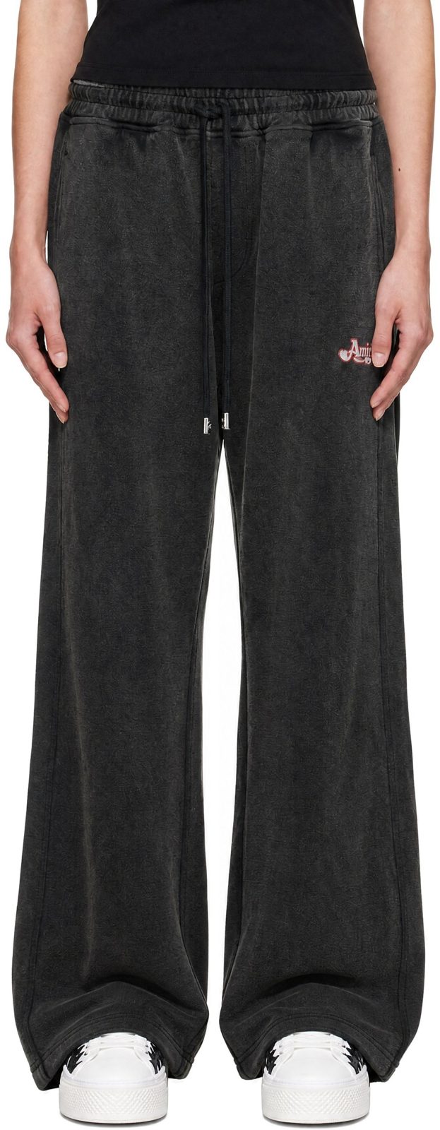Gray Heart Sweatpants 262886F086001