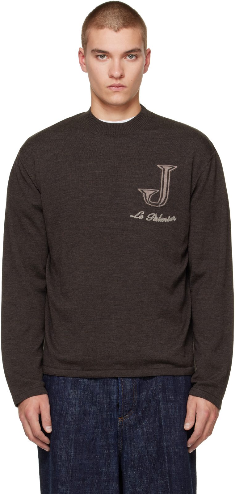 Brown The Herisson Sweater 262553M201002