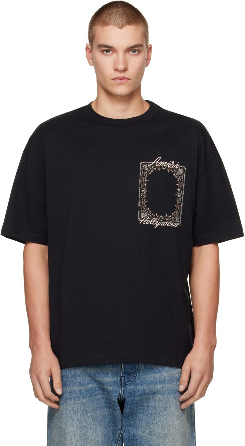 Black MA Quad Bandana T-shirt 262886M213072