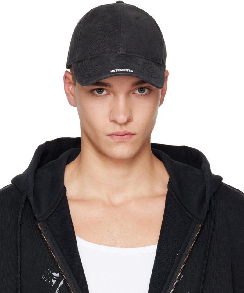 Black Nano Logo Cap 262669M139017