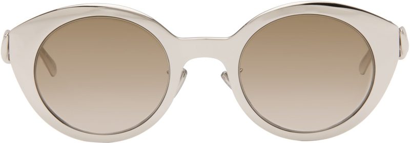Silver Coil Sunglasses 271677M134011