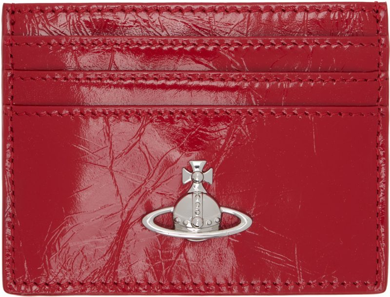 Red Flat Card Holder 262314F037034