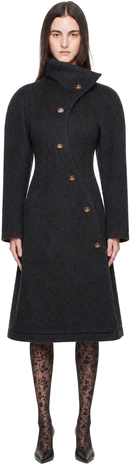 Gray Breeze Coat 262314F059005