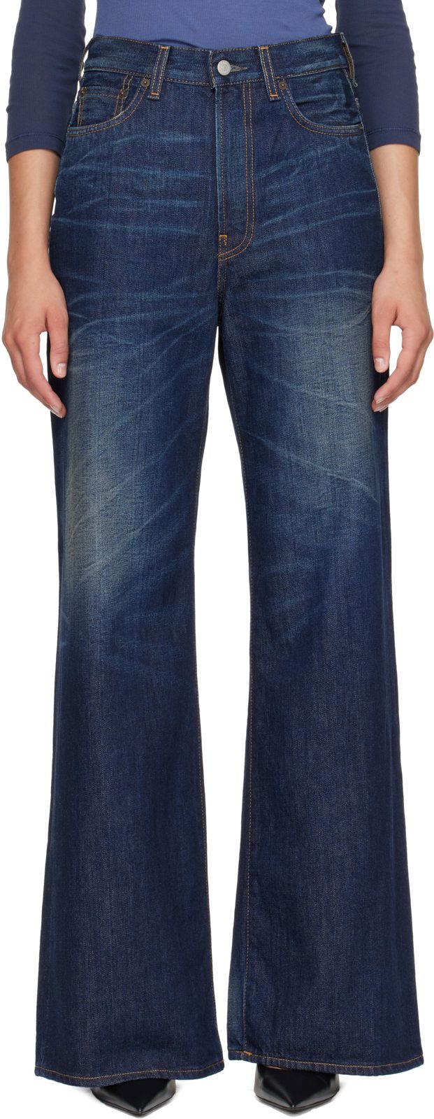 Blue 2022F Regular Fit Jeans 262129F069027