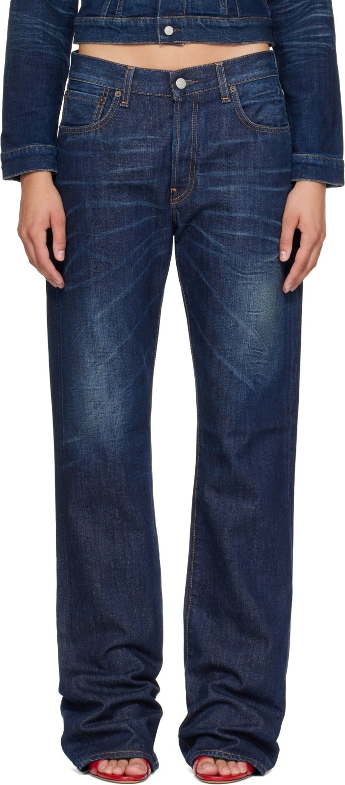 Blue 2009F Regular FIt Jeans 262129F069028