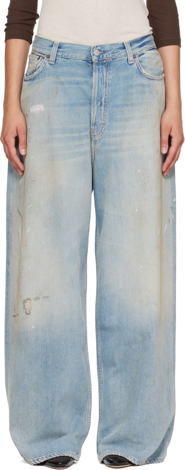 Blue 2023 Loose Fit Jeans 262129F069013