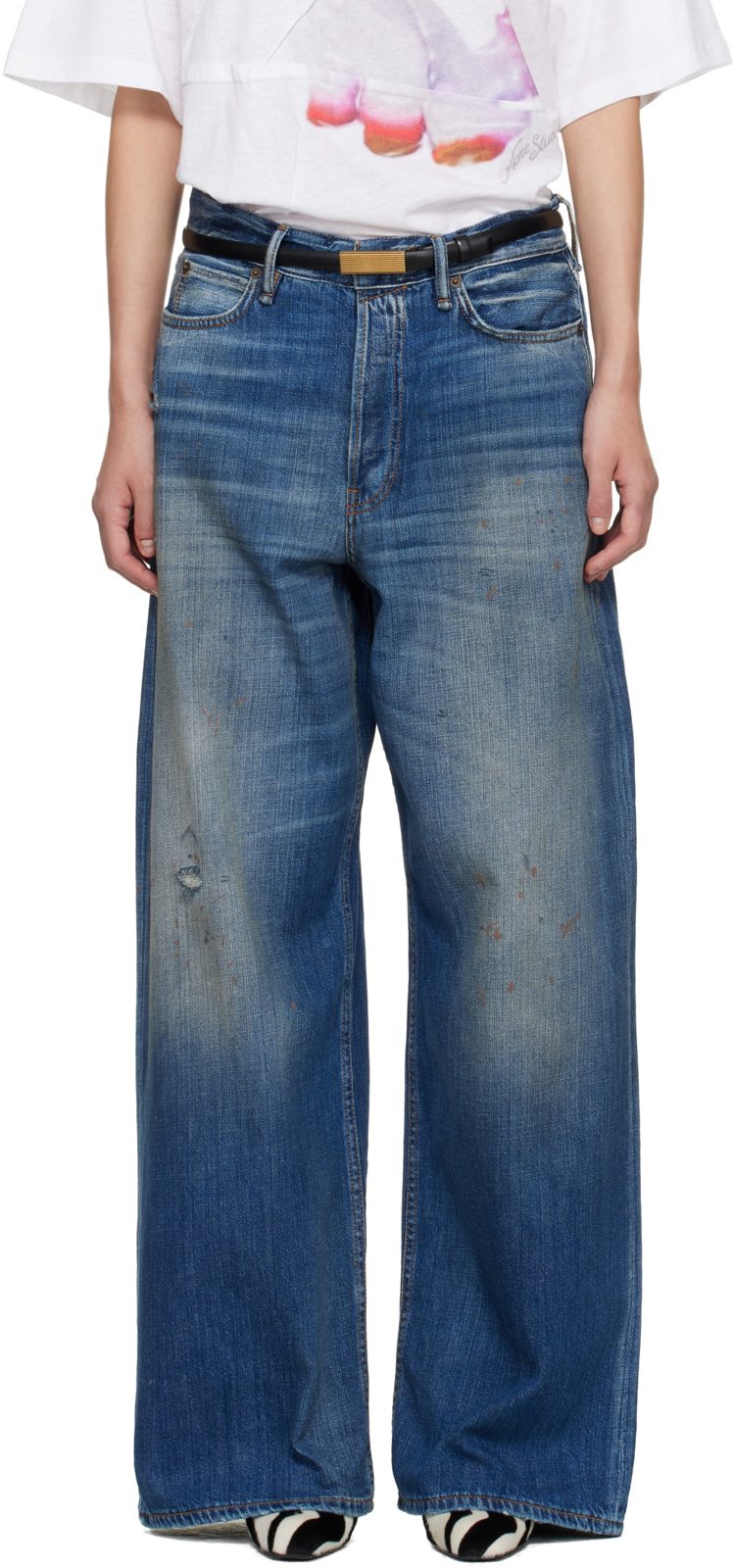 Blue 1981 Loose Fit Jeans 261129F069032