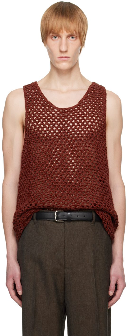 The Row Brown Albertas Tank Top 231359M214000