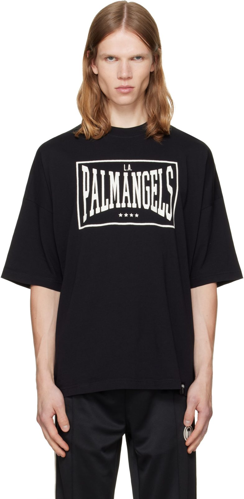 Black Vintage Box Logo Loose T-shirt 262695M213022
