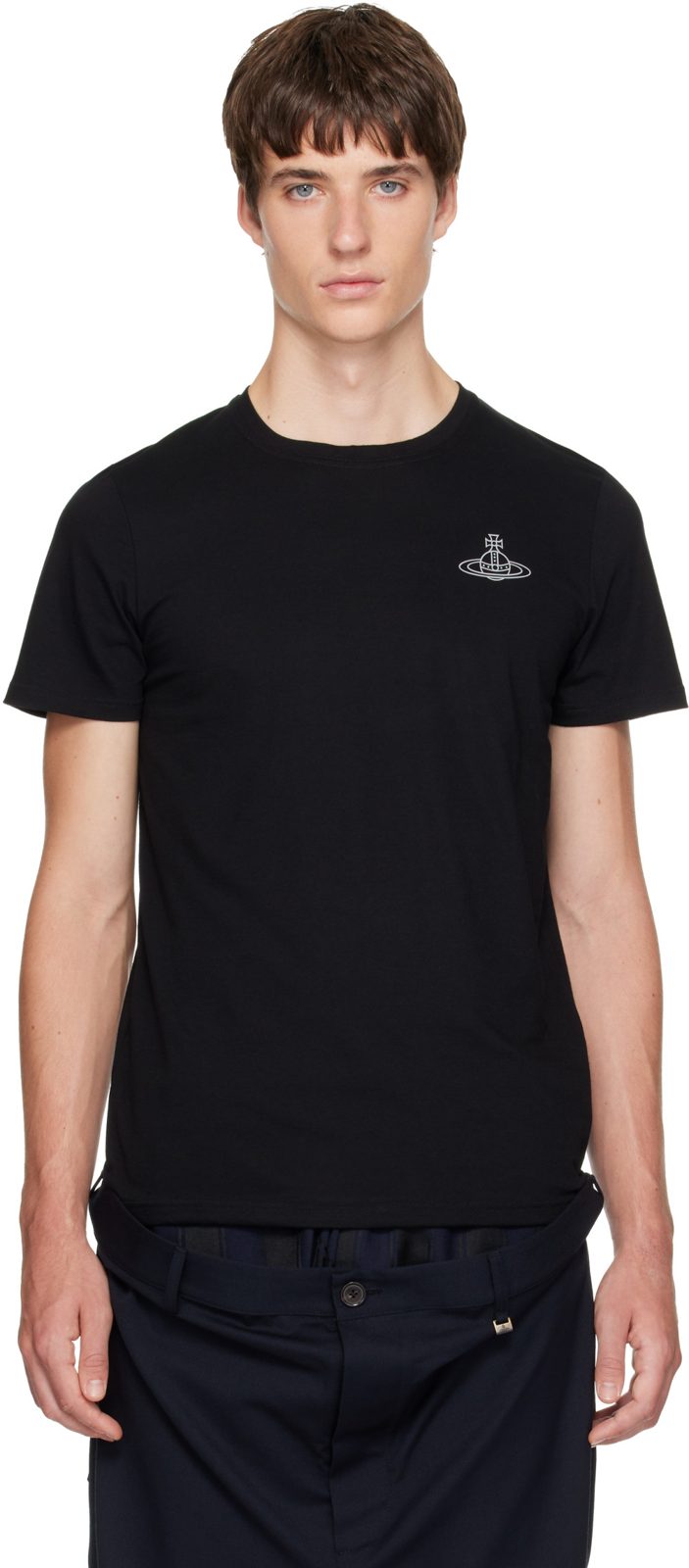 Two-Pack Black Cotton T-shirts 262314M213027