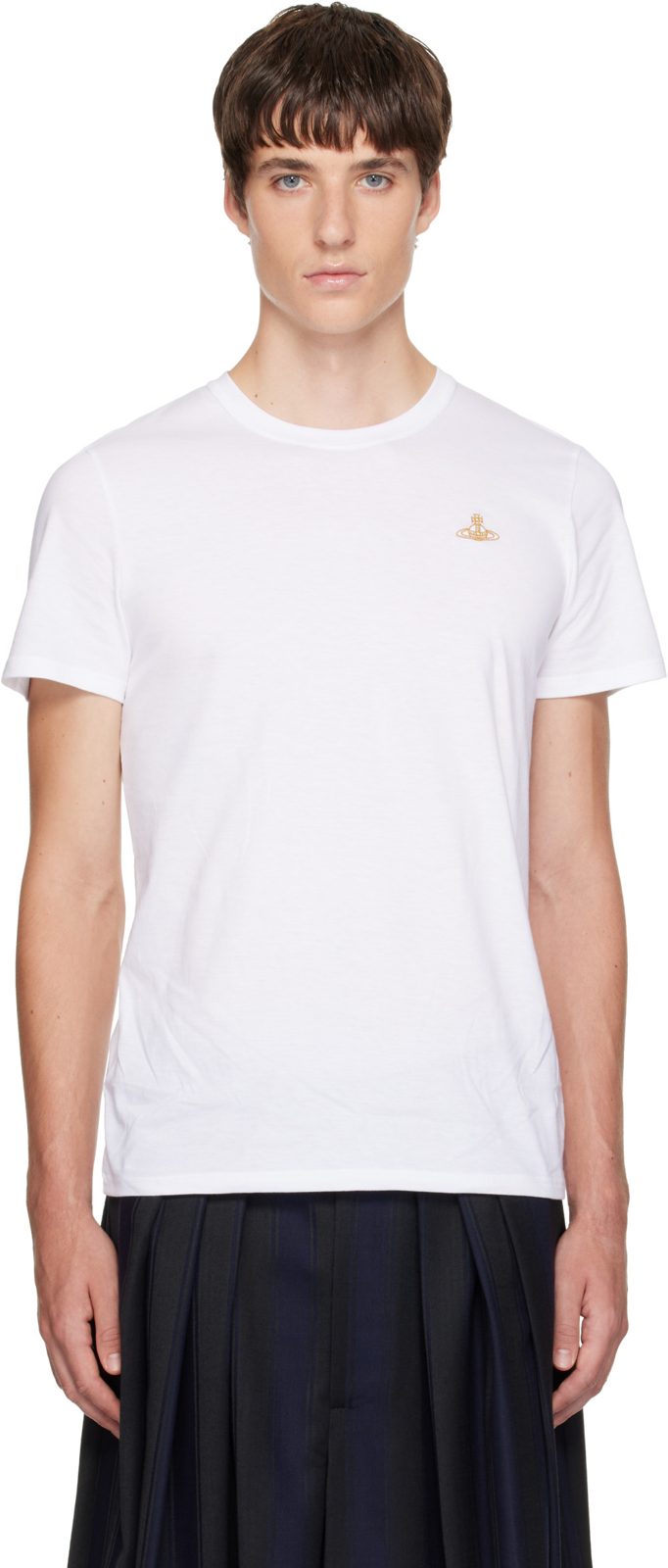 White Undershirt T-shirt 262314M213029