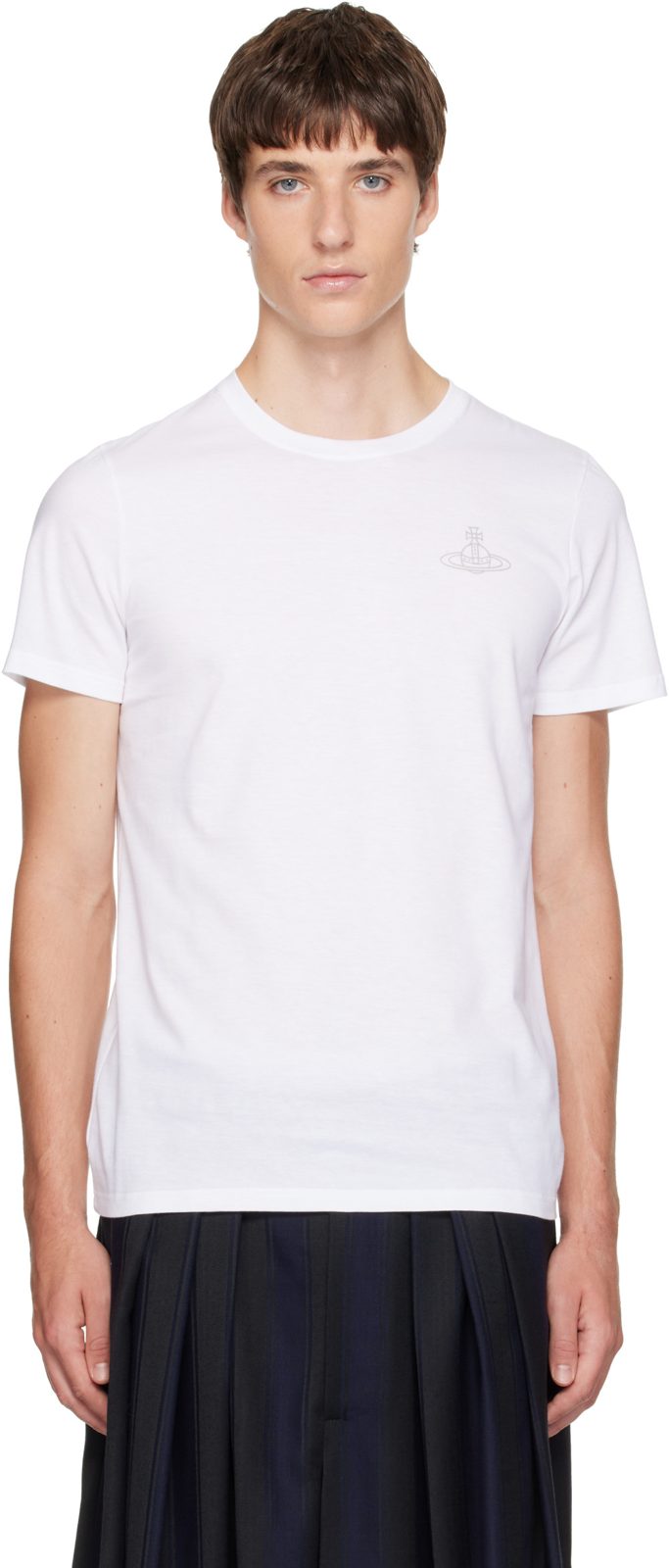 Two-Pack White Cotton T-shirts 262314M213025