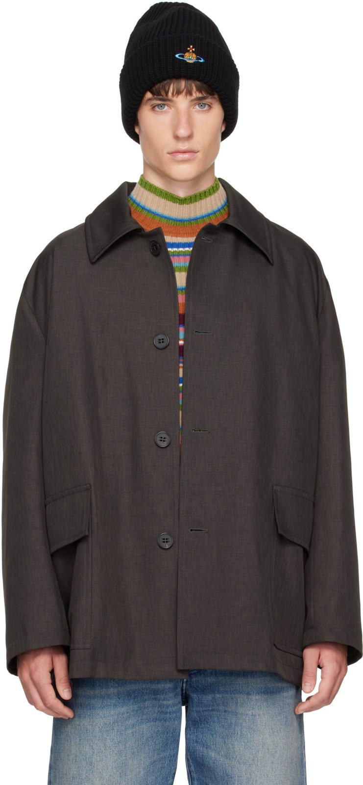 Gray Donkey Jacket 262314M180005