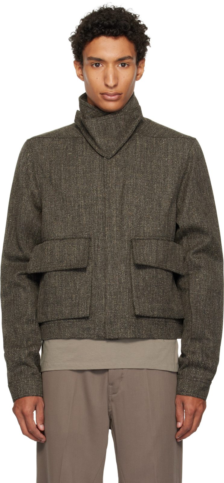 Gray Tower Alice Jacket 262232M180012