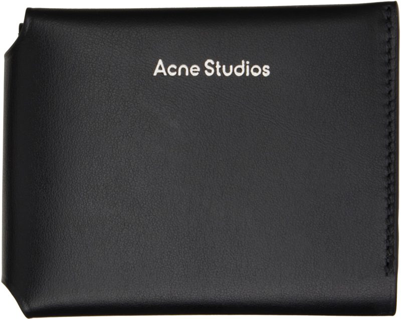 Black Folded Wallet 262129M164005
