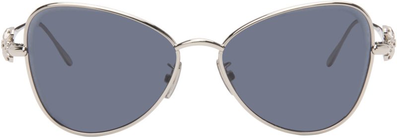 Silver Anagram Butterfly Sunglasses 271677M134016