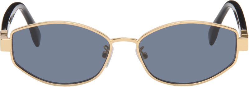 Gold Tube Sunglasses 271693M134006