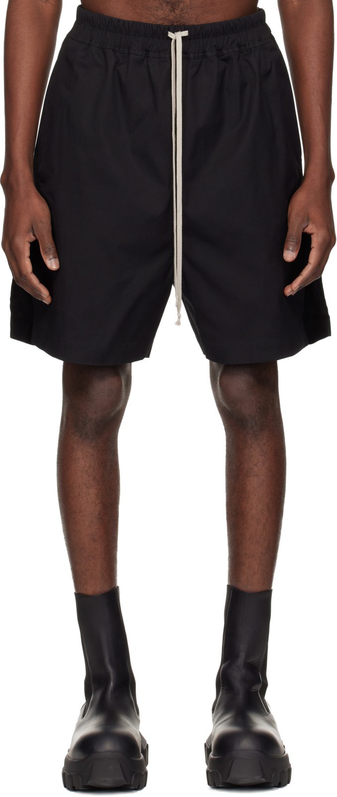 Black Temple Boxer Shorts 261232M193056