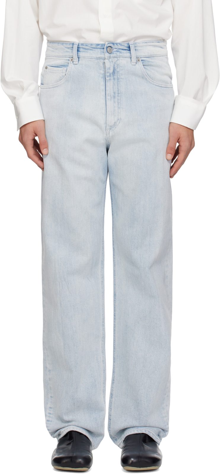 Blue 5 Pockets Jeans 261188M186007