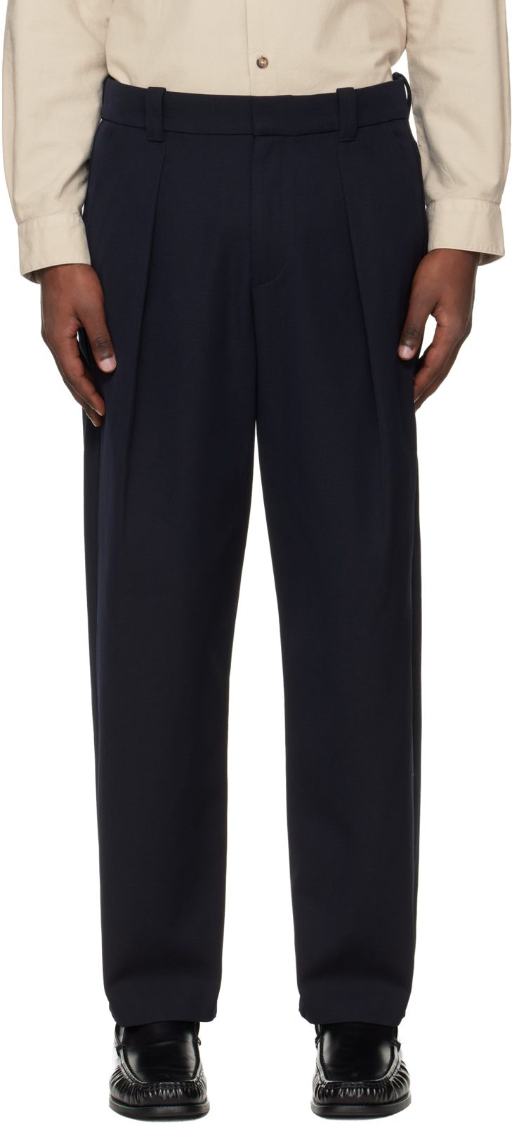 Navy Renato Trousers 261252M191008