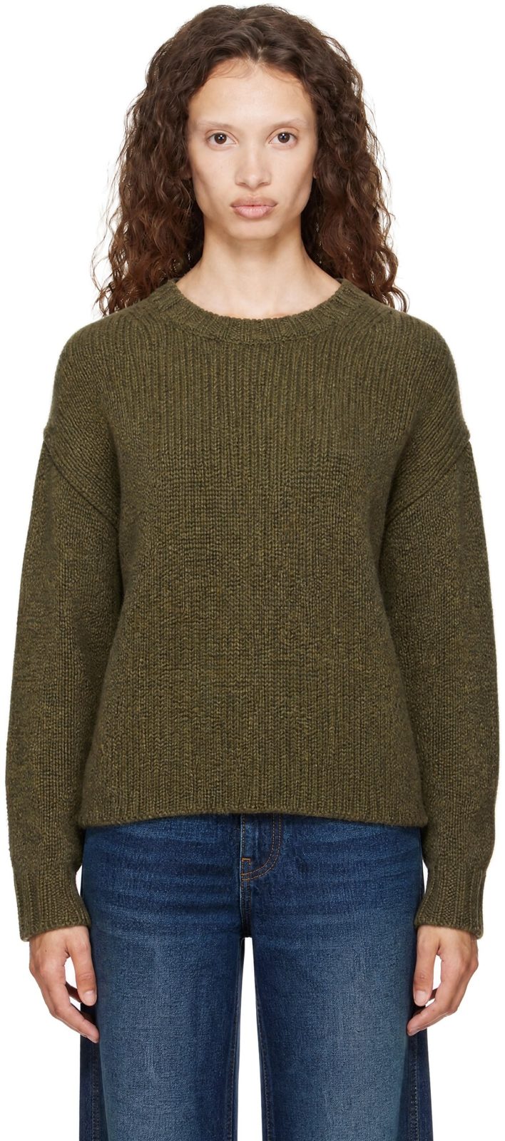 Khaki Gemma Sweater 262914F096002