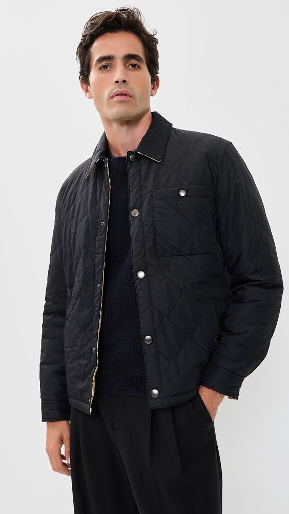 Brighton Reversible Onion Quilted Jacket_Black