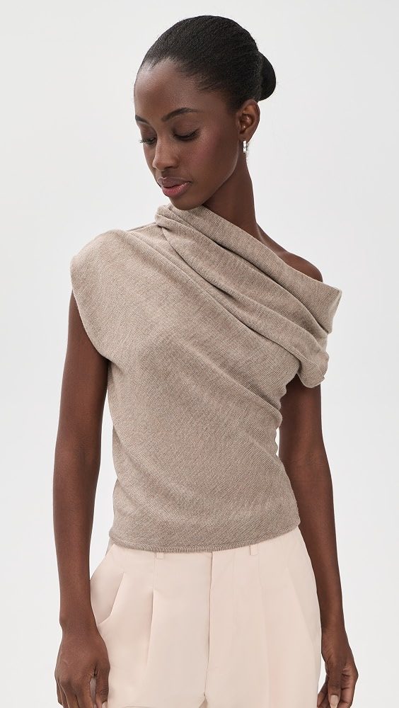STAUD Mabel Sweater_Sesame