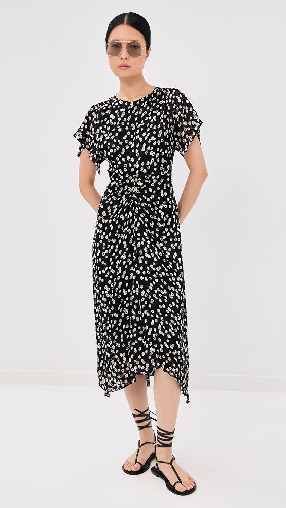 Herva Dress_Black/Ecru