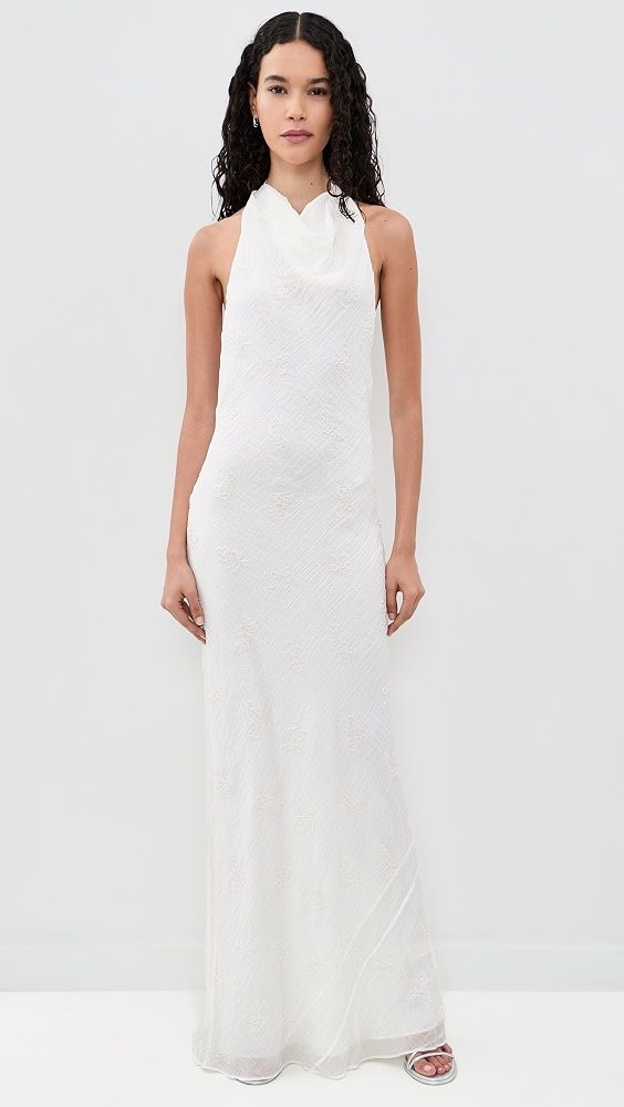 STAUD Roselle Dress_White