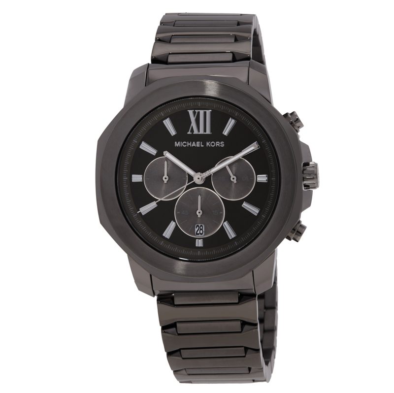 Michael Kors Oversized Prescott Chronograph Quartz Green Dial Mens Watch MK9259