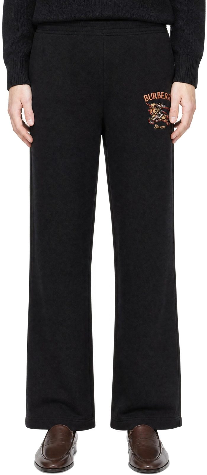 Black Knight Check Cotton Sweatpants 262376M190001