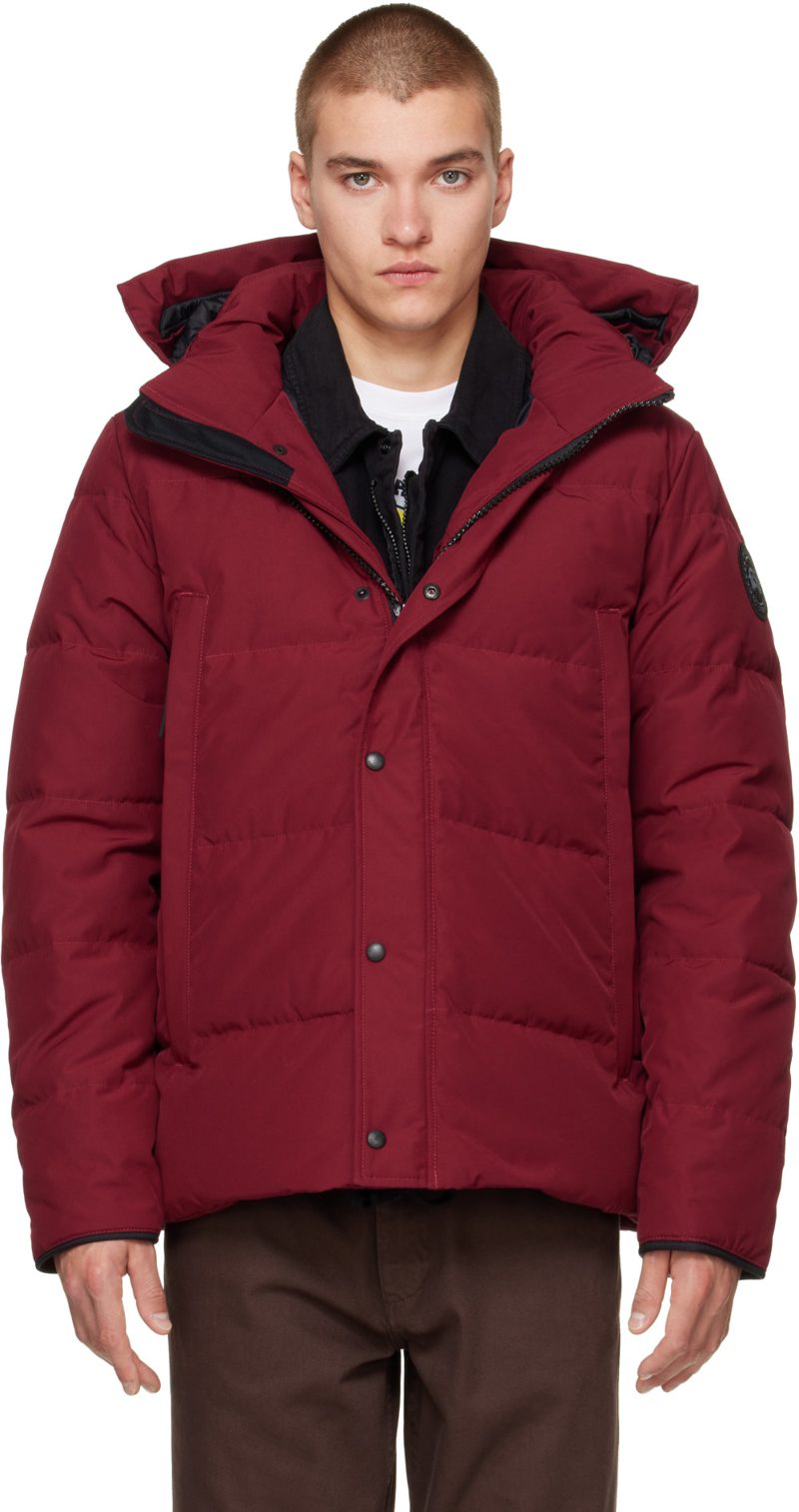 Burgundy Black Disc Wyndham Down Parka 262014M178023