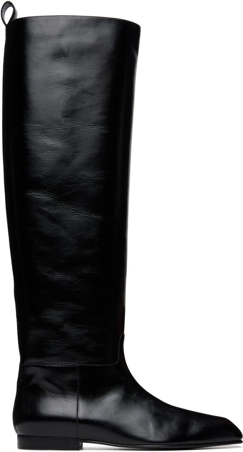 Black Colt Knee-High Boots 262914F115001