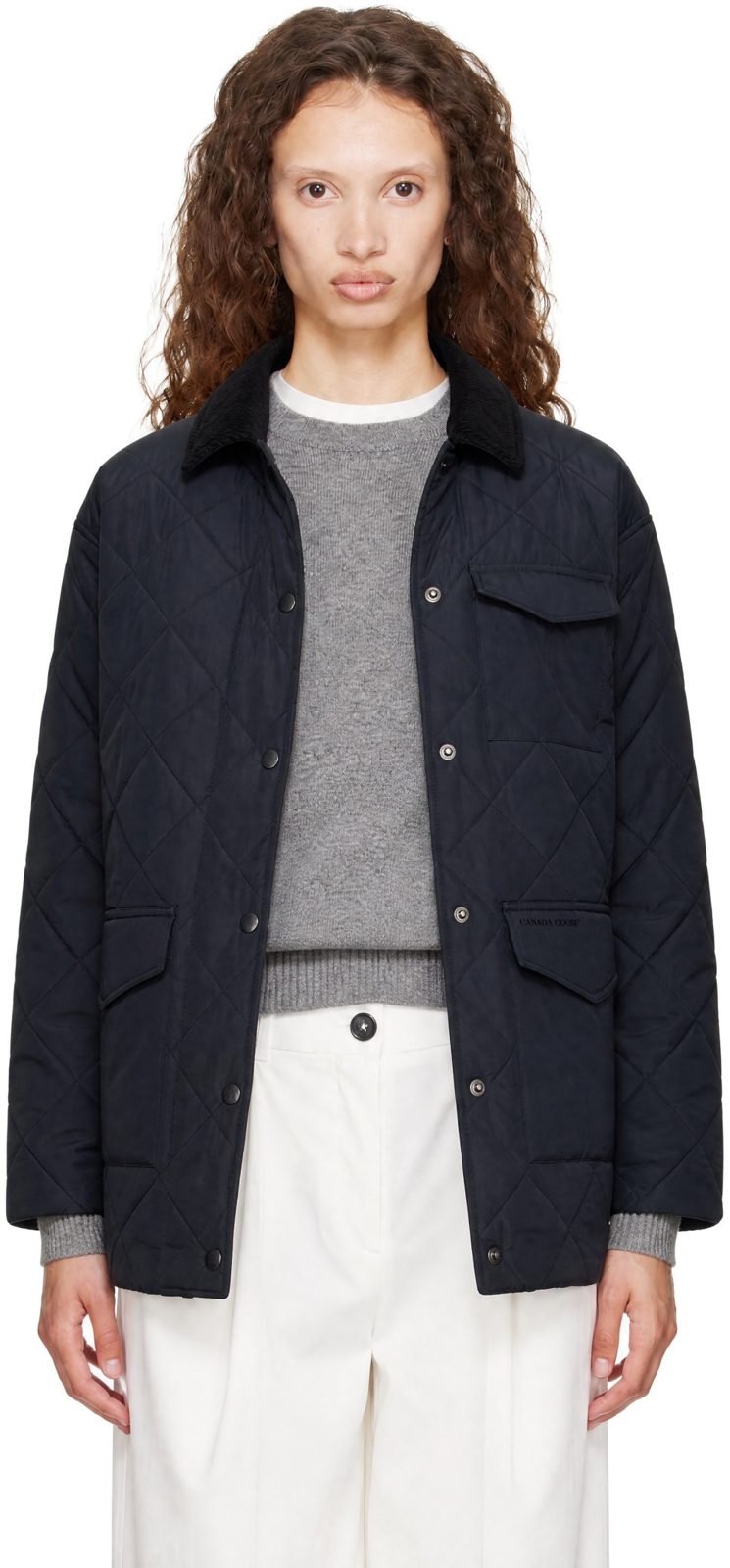 Black Terra Coat 262014F063006