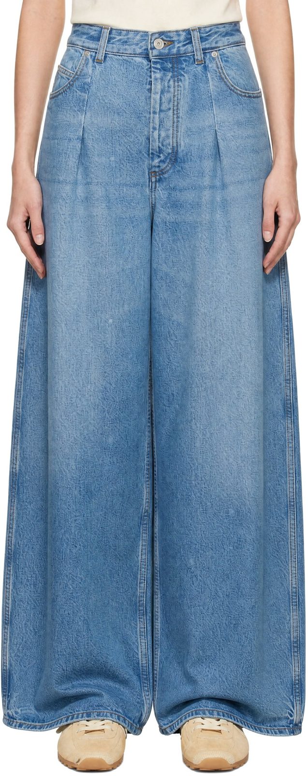 Blue The Ovalo de-Nimes denim Jeans 252553F069008