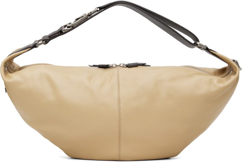 Beige Quiver Clip Bag 262646M170062