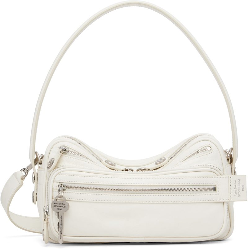 White Camero Party Shoulder Bag 261129F048025